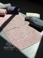 Натуральний килимок-рушник для ніг Febo Paspas rose 50x85 - Зображення 5