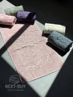 Натуральний килимок-рушник для ніг Febo Paspas rose 50x85 - Зображення 6
