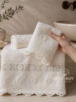 Набір бамбукових рушників Maison D'or  Intensive 3шт. ecru - Зображення 5