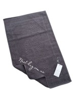 Натуральний килимок-рушник для ніг Maison D'or Bathmat anthrasit