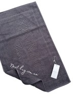 Натуральний килимок-рушник для ніг Maison D'or Bathmat anthrasit - Зображення 2