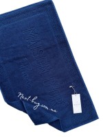 Натуральний килимок-рушник для ніг Maison D'or Bathmat navy - Зображення 2