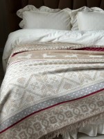 Плед Blanna Bej хлопковый 180х220 Турция — изображение 5