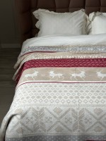 Плед Blanna Bej хлопковый 180х220 Турция — изображение 6