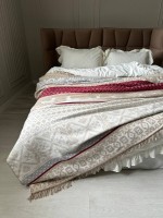 Плед Blanna Bej хлопковый 180х220 Турция — изображение 2
