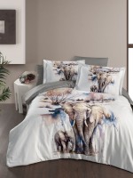 Постільна білизна First choice Safari 3D Satin евро 200х220 - Зображення 8
