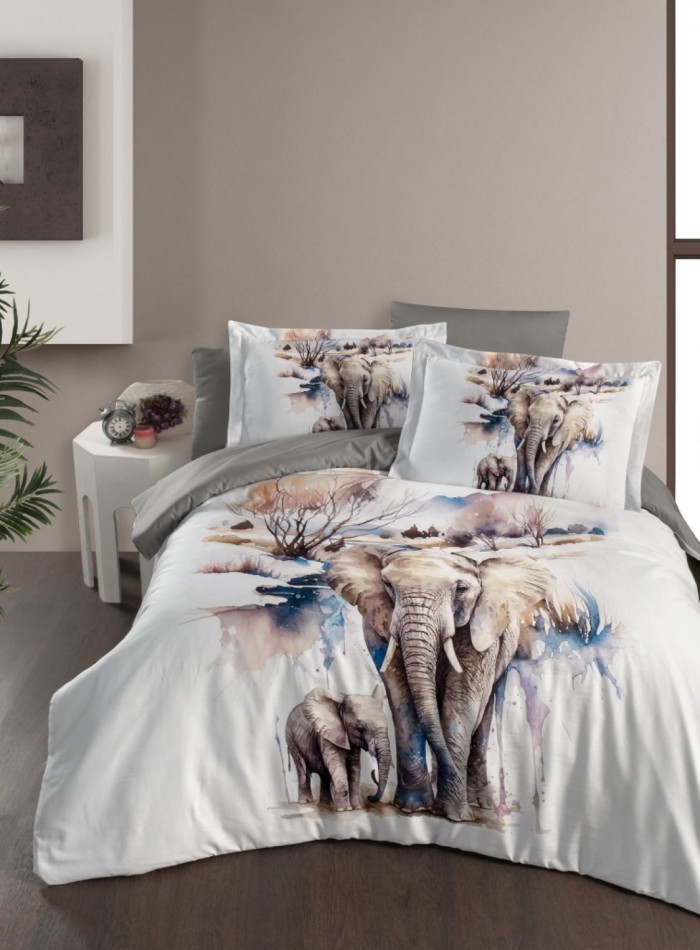 Постільна білизна First choice Safari 3D Satin евро 200х220 - Зображення 8