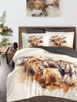 Постільна білизна First choice Leo 3D Satin евро 200х220