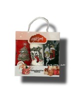 Набір кухонних рушників Gulcan Christmas 3шт. 30х50см
