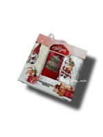 Набір кухонних рушників Gulcan Happy New Year 3шт. 30х50см - Зображення 3