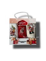 Набір кухонних рушників Gulcan Merry Christmas 3шт. 30х50см