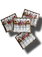 Набір кухонних рушників Nilteks Merry Christmas tencel 5шт. 40х60 см - Зображення 2