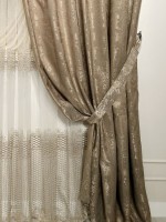 Штора мармур Marble коричнева