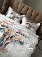 Постільна білизна First choice Safari 3D Satin евро 200х220