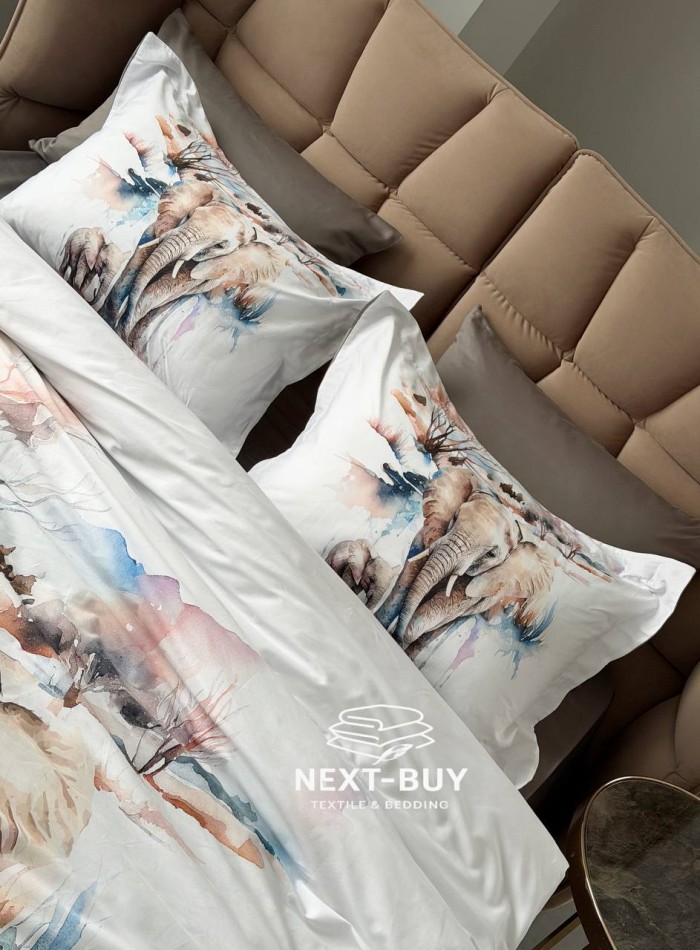 Постільна білизна First choice Safari 3D Satin евро 200х220 - Зображення 3