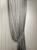 Штора мраморная Marble серая — изображение 2