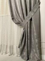 Штора мраморная Marble серая