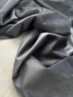 Штора оксамит Velvet антрацит - Зображення 5