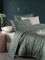 Постільна білизна Marlen Moonmist La Romano premium сатин евро 200х220 - Зображення 2