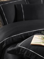 First choice Claudio Black VIP сатин постільна білизна евро 200х220 - Зображення 2