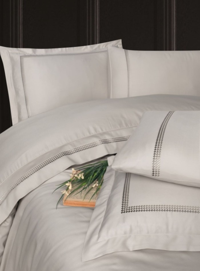 First choice Gomez Beige vip сатин постельное белье евро 200х220 — изображение 2