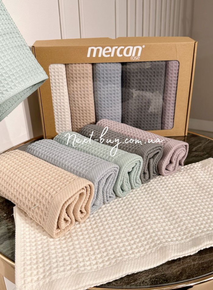 Набір рушників для обличчя Mercan 6шт. 50х90 см - Зображення 4
