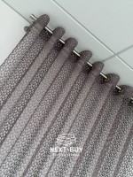 Тюль крупная сетка Guipure шоколадный Турция — изображение 9
