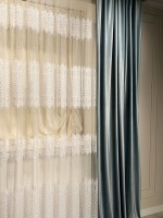 Штора оксамит Velvet сірo-блакитна - Зображення 4