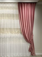 Штора оксамит Velvet рожева - Зображення 5