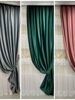 Штора оксамит Velvet рожева - Зображення 7