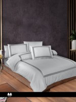 First choice Belezza Grey deluxe сатин постільна білизна евро 200х220