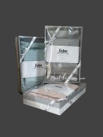 Набор вафельных полотенец Febo Waffle gipurs blue 2шт. — изображение 4