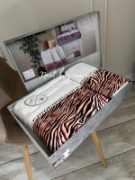 Набор махровых полотенец LuiSa из 2шт. Tiger stripes белый Турция — изображение 2