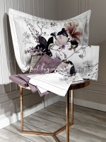 Maison Dor Alita dark lilac постельное белье 200x220см сатин жаккард — изображение 2