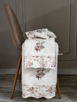 Набор махровых полотенец Maison D'or Lady Roses ecru 3шт.