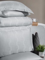 First Choice Norel Grey постельное белье сатин-жаккард евро 200х220 Турция — изображение 2