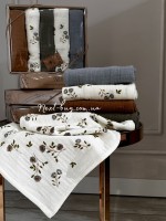 Набор кухонных полотенец Nilteks Flax tencel 5 шт. 40х60 — изображение 4