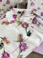 Maison Dor Rose Dream lilac постільна білизна 200x220см сатин жакард - Зображення 3