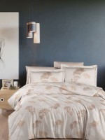 First Choice Sofira Beige постільна білизна сатин евро 200х220