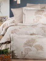 First Choice Sofira Beige постільна білизна сатин евро 200х220 - Зображення 2