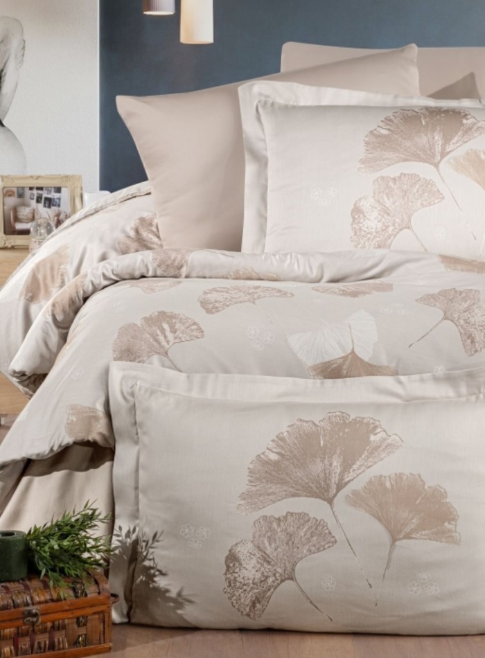 First Choice Sofira Beige постільна білизна сатин евро 200х220 - Зображення 2