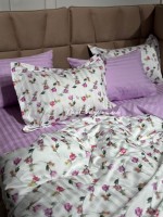 Maison Dor Rose Dream lilac постільна білизна 200x220см сатин жакард - Зображення 9