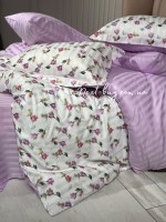 Maison Dor Rose Dream lilac постільна білизна 200x220см сатин жакард - Зображення 8