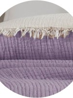 Покрывало-пике Febo Soft Muslin leylak Турция 230x240 — изображение 2