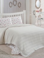 Покрывало-пике Febo Soft Muslin krem Турция 230x240 — изображение 9