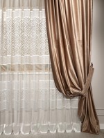 Штора оксамит Velvet кавова - Зображення 2