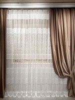 Штора оксамит Velvet кавова - Зображення 3