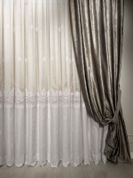 Тюль лён Mallows белый Турция — изображение 6