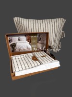 Постельное белье Turkiz Olive 200x220 из вареного хлопка — изображение 3