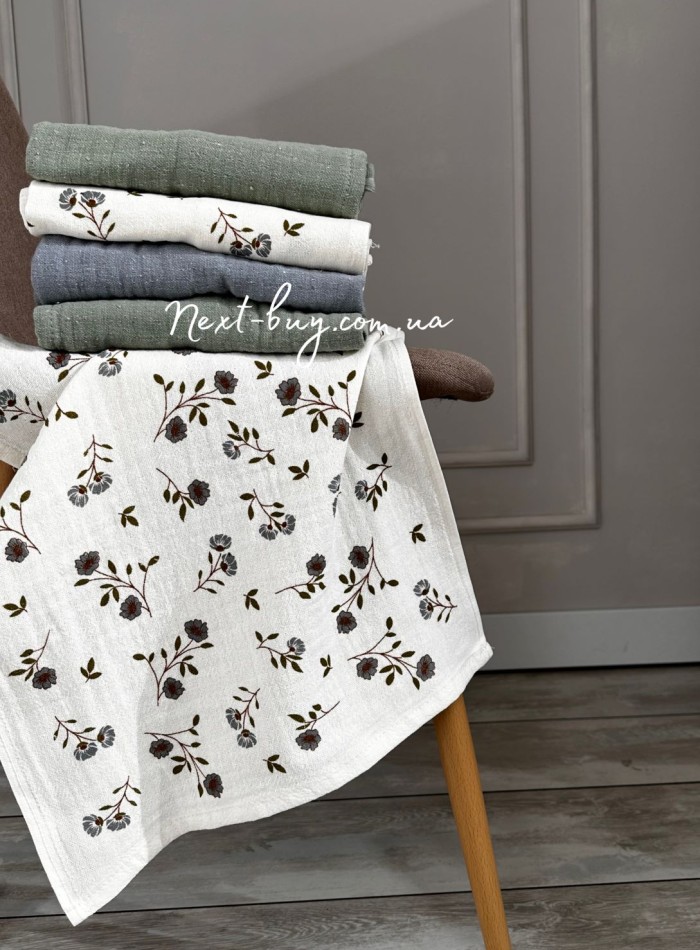 Набор кухонных полотенец Nilteks Flaxes tencel 5 шт. 40х60 — изображение 4
